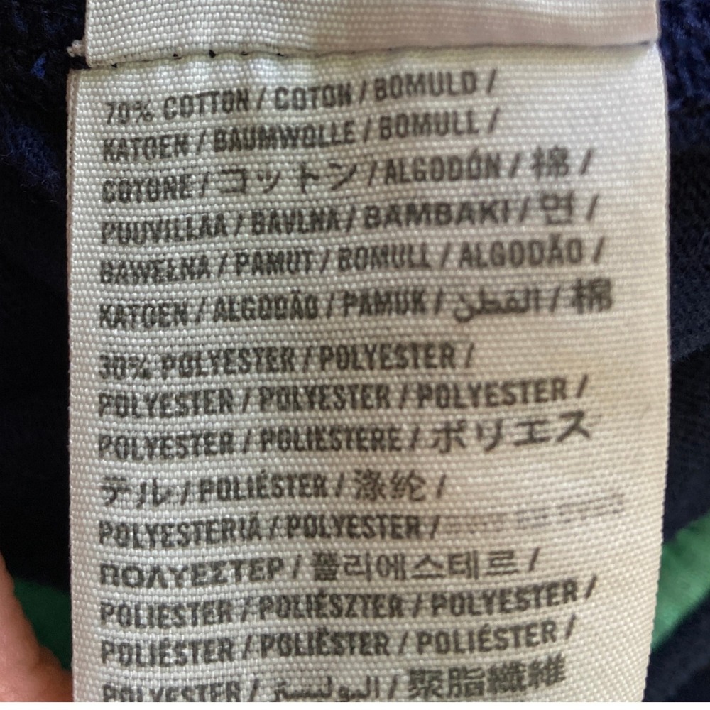 Hollister Embroidered Jogger Sweat Shorts Drawstring Blue Green Y2K (Size M) - Picture 9 of 11